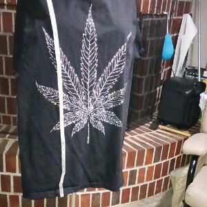 Black T-Shirt with Rhinestone